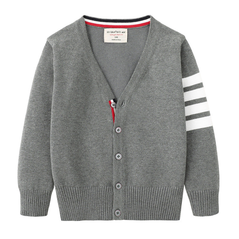 A children's knitted jacket