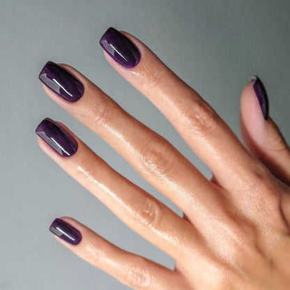 A Cross-border Wearable Women's Nail Art Wholesale Simple Medium and Long Square Solid Color Nail Art Patch Wearing Nail Wholesale - Mixbatch
