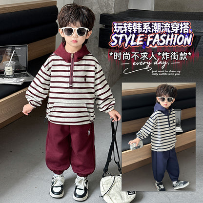 A children's sweater set