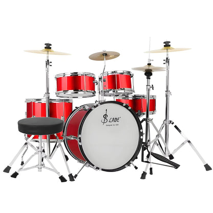 A set of drums Adult children's drums Self-study Household jazz drums 5 drums 4 cymbals Percussion instrument Beginner practice
