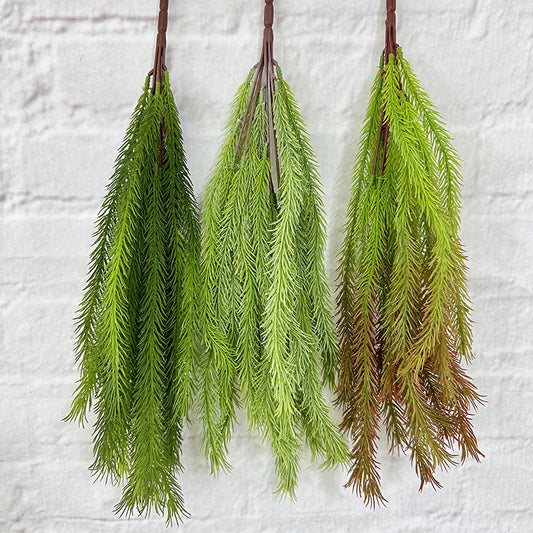 A houndstail hanging large shopping mall event decoration wedding plant wall decoration wall