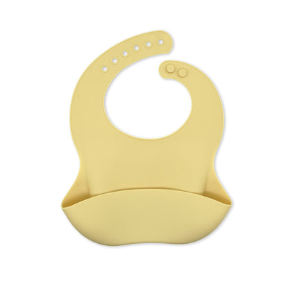 Baby silicone bibs, baby eating bibs,  waterproof rice pockets,saliva napkins 0.08kg - Mixbatch
