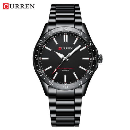 A 8452 Casual Quartz Watch Men's Watch, Steel Strap Watch, Business Men's Watch - Mixbatch