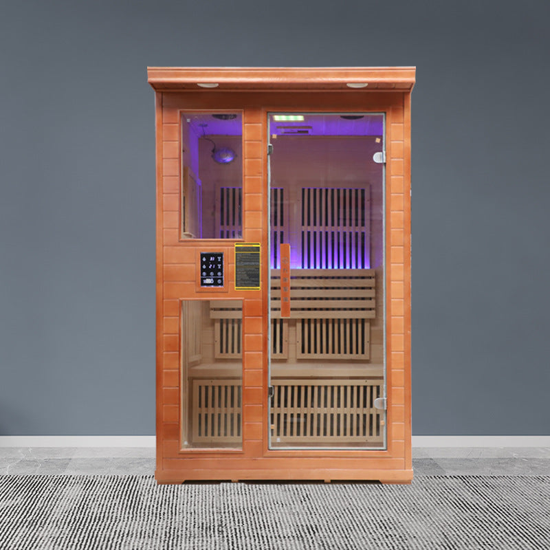 A steam room solid wood carbon crystal plate far infrared light wave