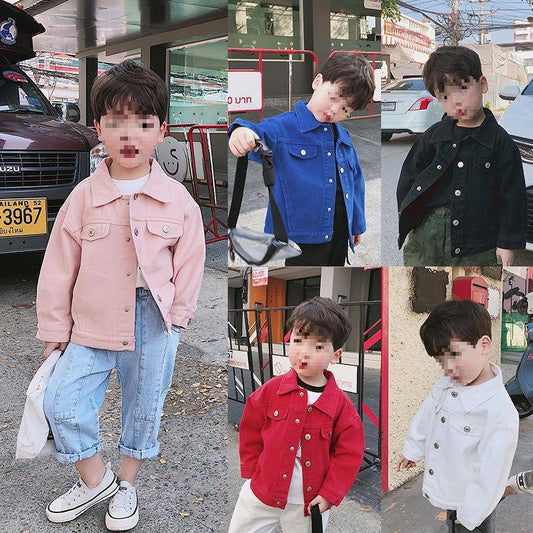 A children's denim jacket