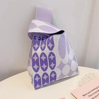 A small bag knit bag handbag