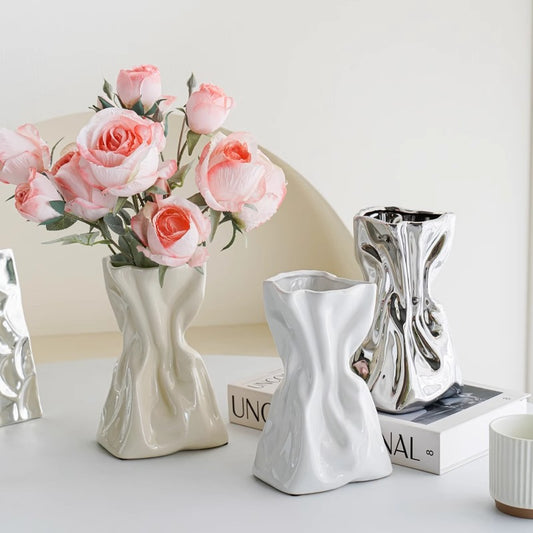 A creative ceramic vase
