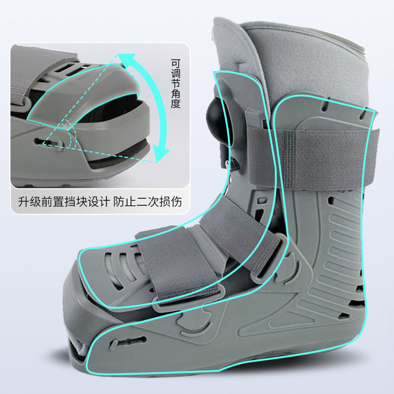 Ankle fixation brace, toe fracture brace, ankle fixator, metatarsal fissure, plaster walking shoes