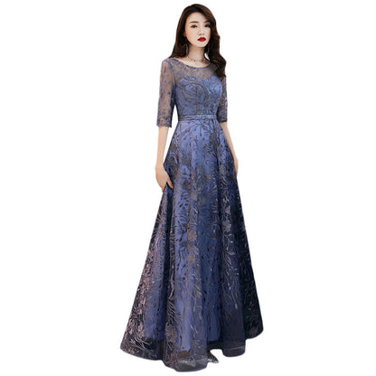 A banquet evening dress fashion dress queen dress