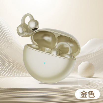 A Bluetooth headset ear clip type wireless bone conduction not in the ear 2025 new model officially applicable to iphone and Sony Q72