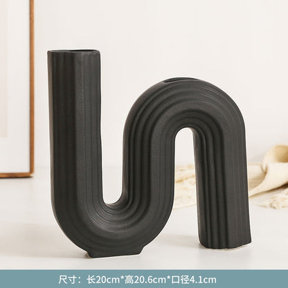 A ceramic vase ornament
