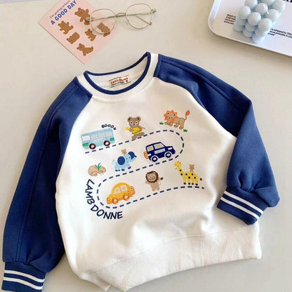 A children's fleece sweater