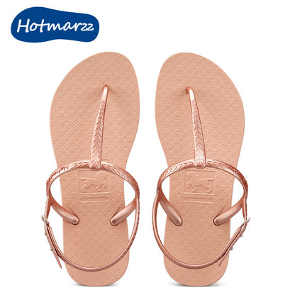 A Hotmarzz, the new Internet celebrities ins tide non-slip sandals women's beach shoes fashion sandals summer