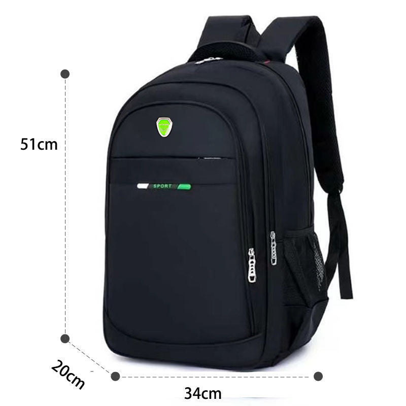 A  School High School Student School Bag Reinforced Durable Outdoor Travel Computer Backpack