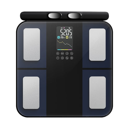 A Eight-electrode body fat scale