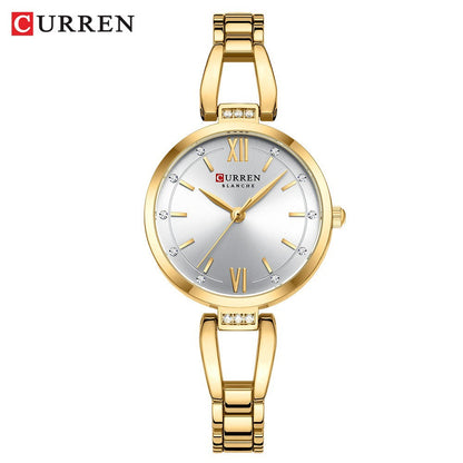 A 9092 Women's Watch Steel Bracelet with Watch Simple Ladies Quartz Bracelet Watch