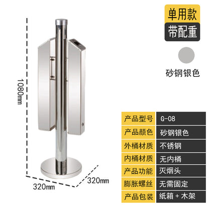 A outdoor vertical ash column