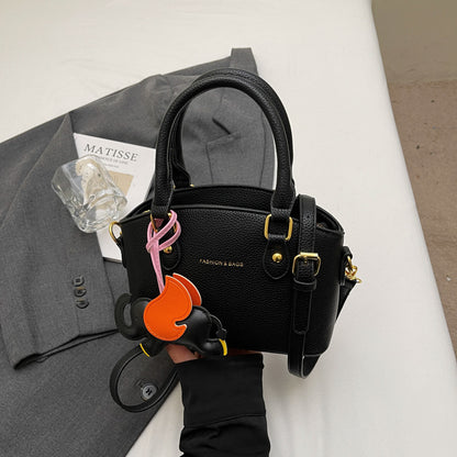 A messenger bag handbag
