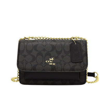 A Portable printing light luxury high-end single shoulder retro diagonal cross-border foreign style versatile letter cross-border - Mixbatch