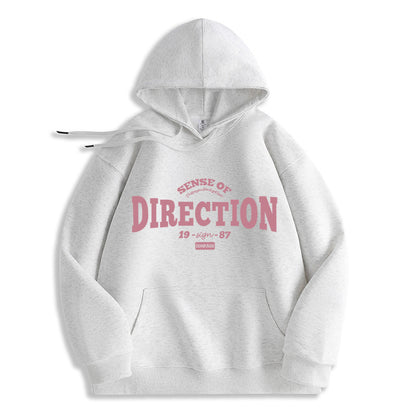 A hooded sweater