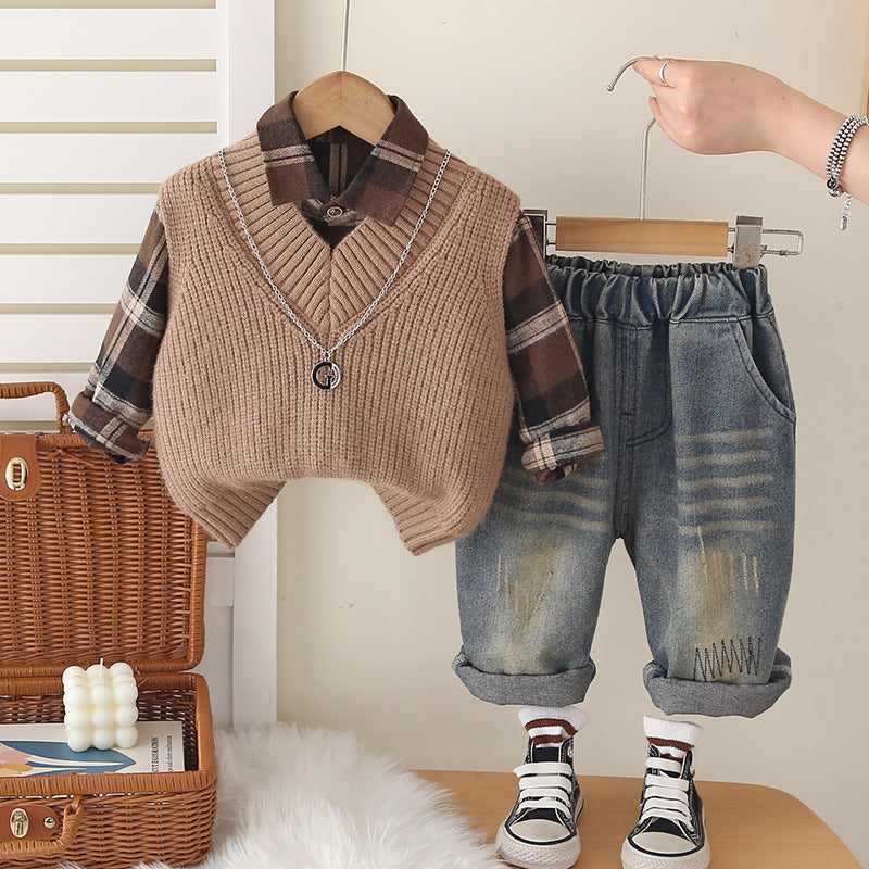 A children's three-piece set