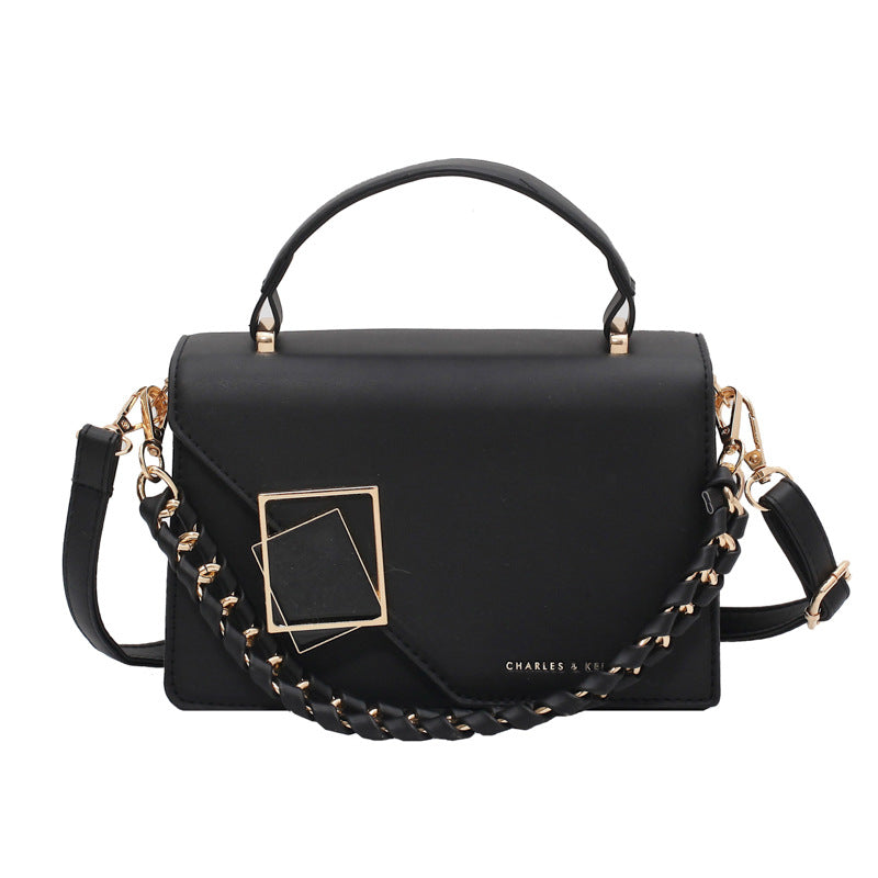 A foreign trade bag women's cross-border new fashion versatile chain Bags shoulder oblique span bag Internet celebrity portable small square bag