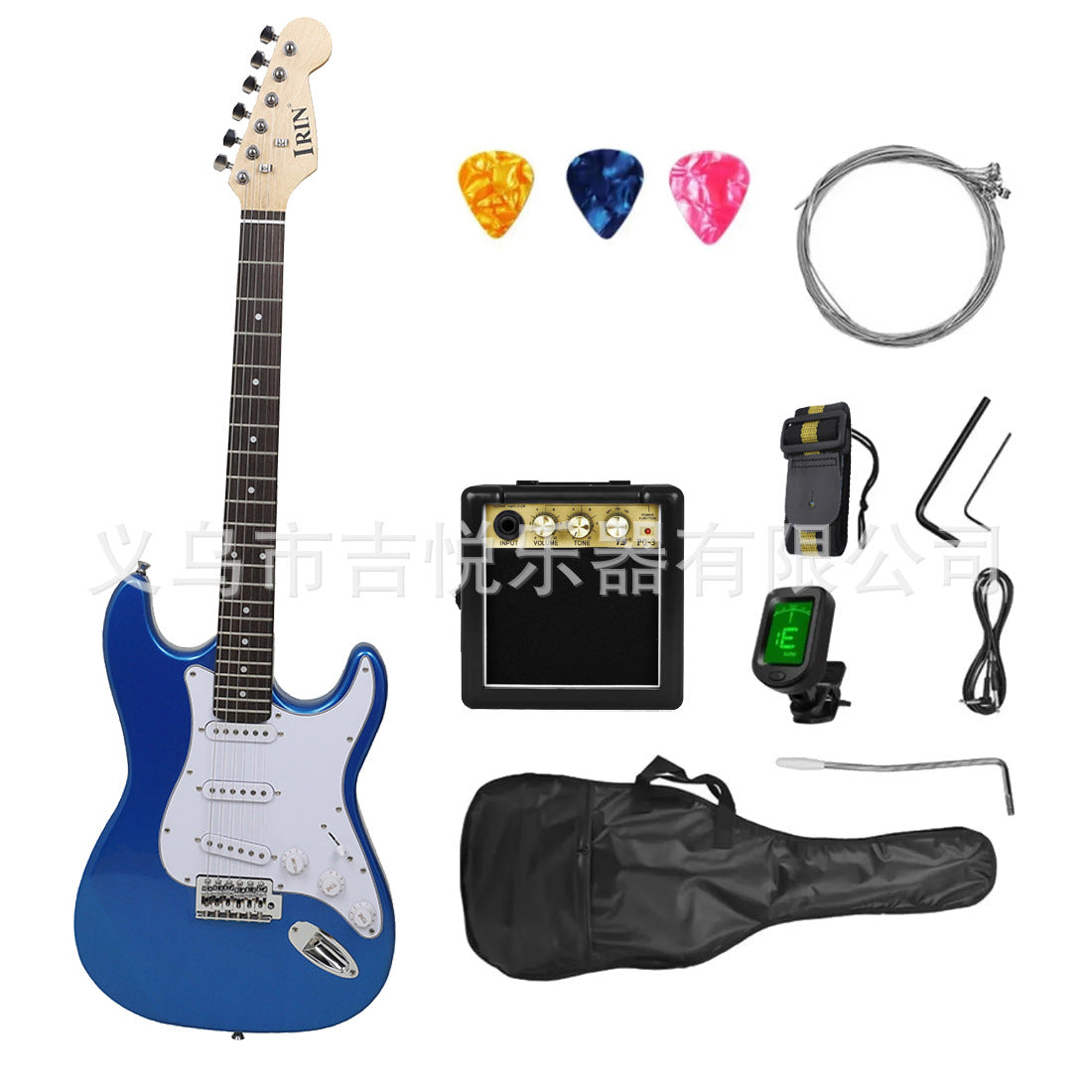A Electric Guitar Single Shake ST Electric Guitar Classic Adult Beginner Entry Level Electric Guitar Set guitar