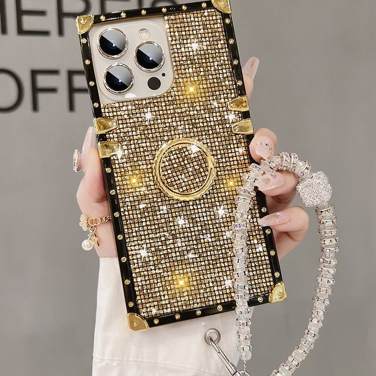 A glitter holder mobile phone case