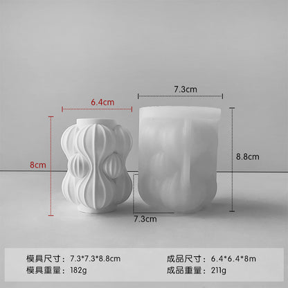 A vase silicone mold