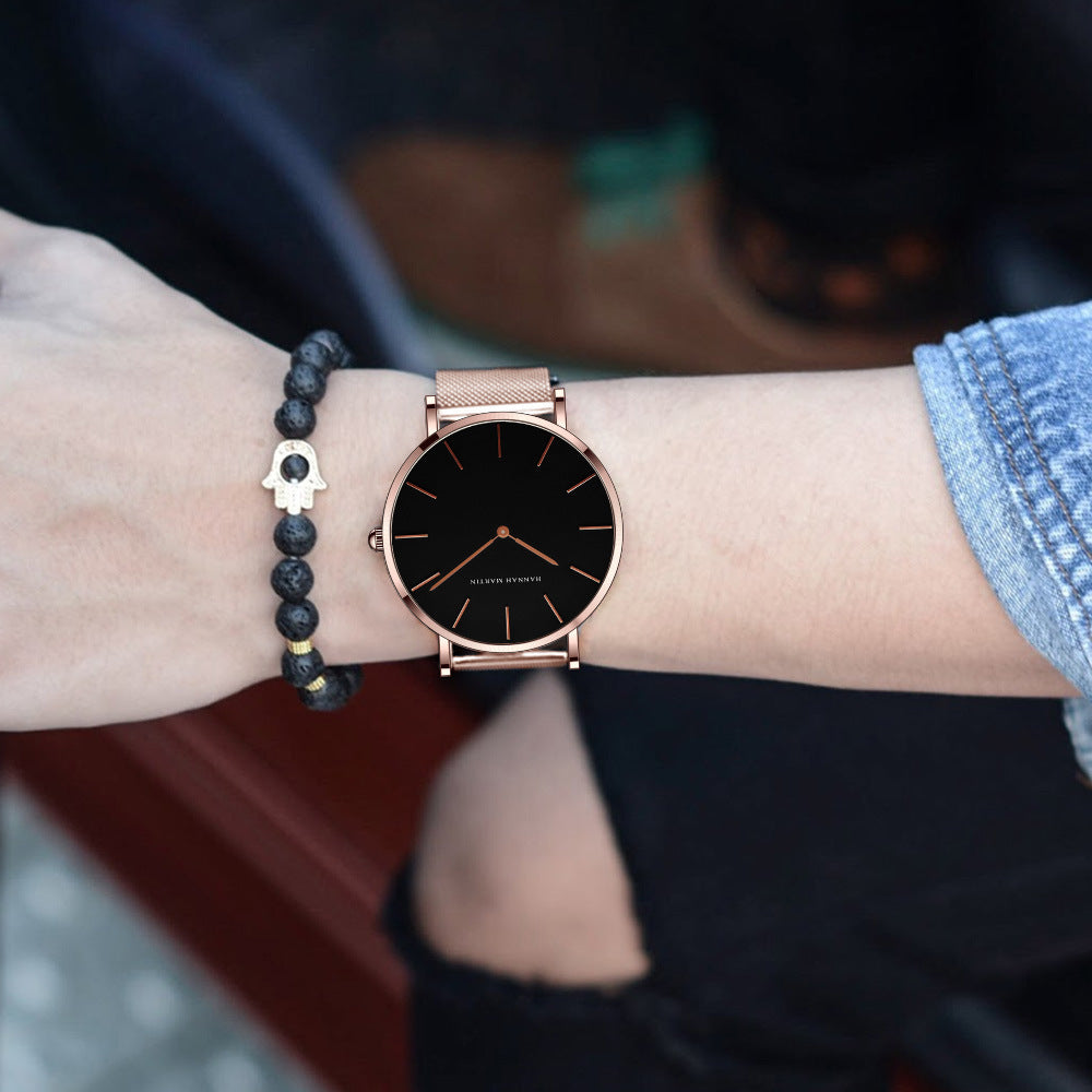 A Simple Casual Versatile Temperament Women's Watch Fashion Waterproof Watch Wholesale