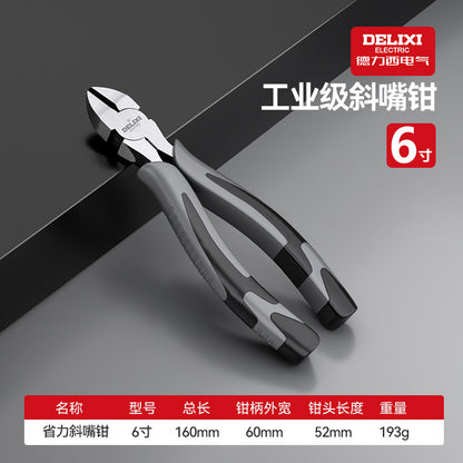 A Wire pliers Multifunctional pointed nose pliers Oblique pliers Hardware tools Electrician wire clipping vice