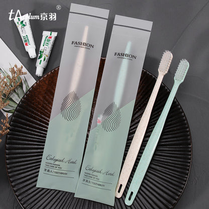 Hotel disposable toiletries set Hotel consumables Room special toothpaste Toothbrush