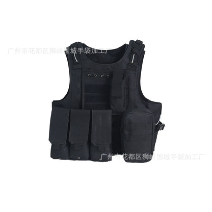 Amphibious tactical vest, python camouflage molle system, cycling sports outdoor tactical vest, real CS