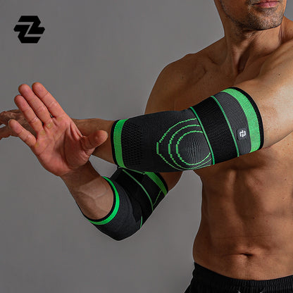 A straps sports elbow pads pressure fitness weightlifting arm guards basketball tennis riding elbow pads protective cover