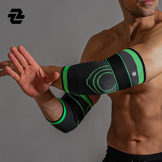 A straps sports elbow pads pressure fitness weightlifting arm guards basketball tennis riding elbow pads protective cover