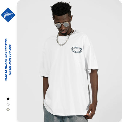 A men's T-shirt top