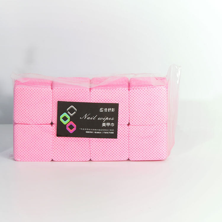 A 1/2 water-saving nail cotton sheets, nail washing cotton, non-dropping flocculent cotton sheets, cross-border nail towels, cleaning cotton sheets - Mixbatch