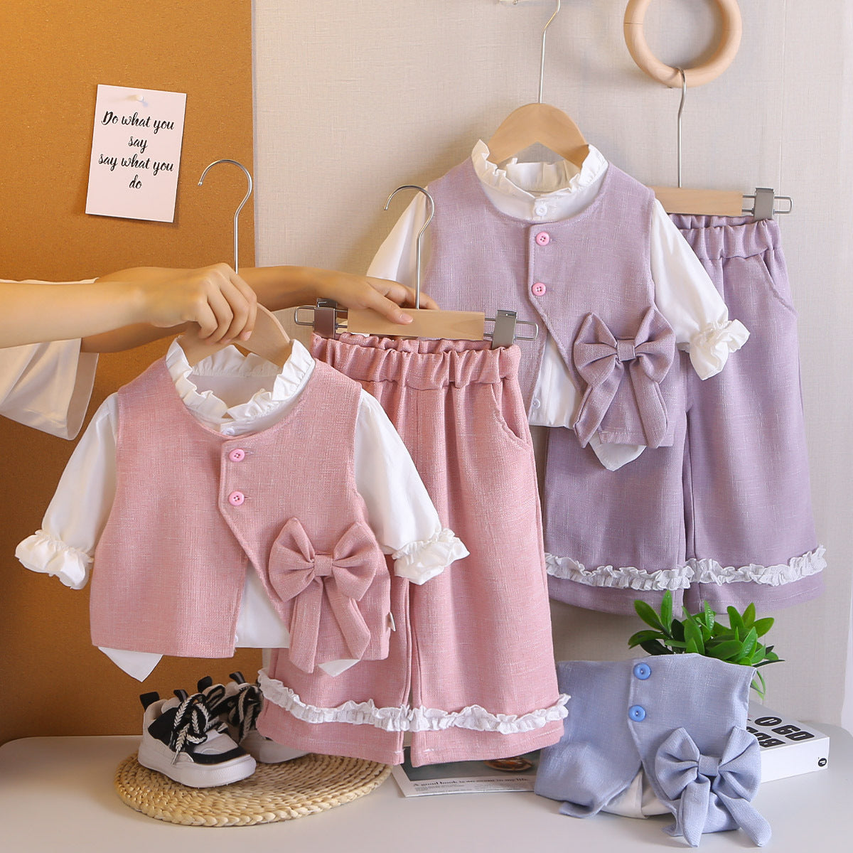 A children's three-piece set