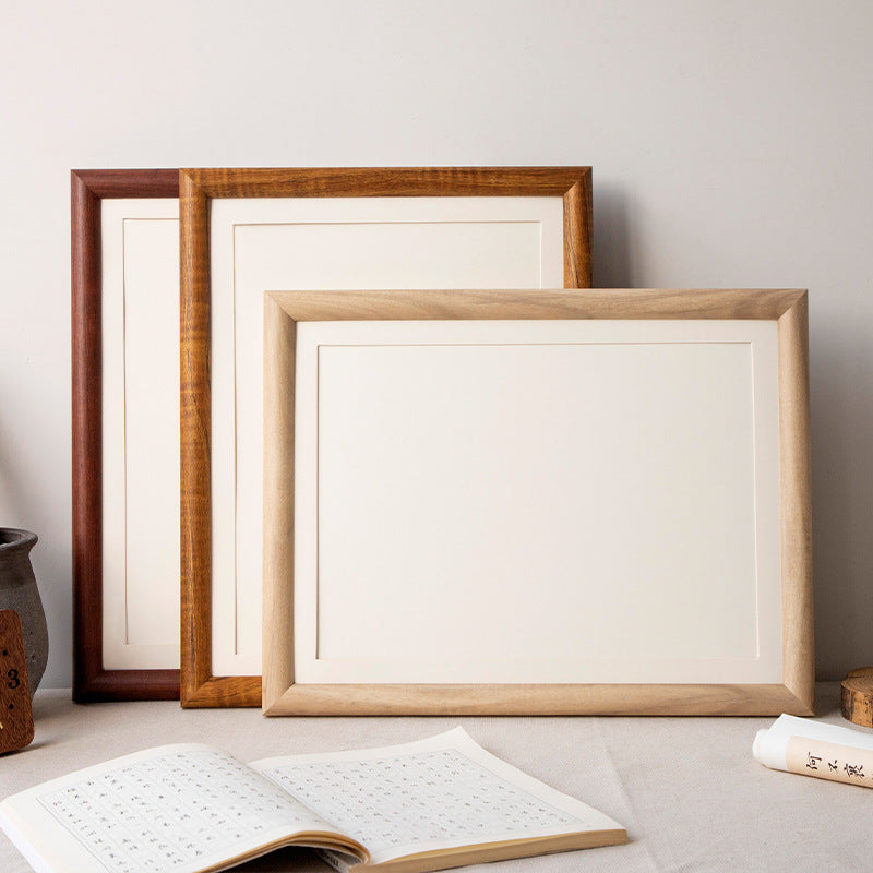 A blank cardboard matching mounted Chinese painting calligraphy photo frame square 3\