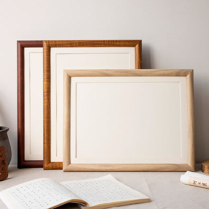 A blank cardboard matching mounted Chinese painting calligraphy photo frame square 3\