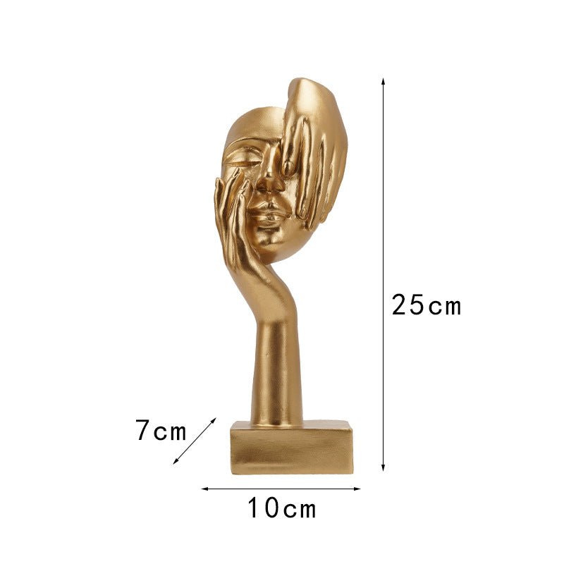 A Thinker Figure Sculpture Ornament