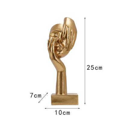 A Thinker Figure Sculpture Ornament