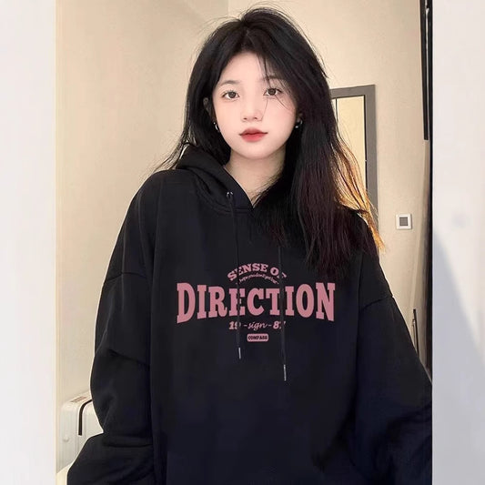 A hooded sweater