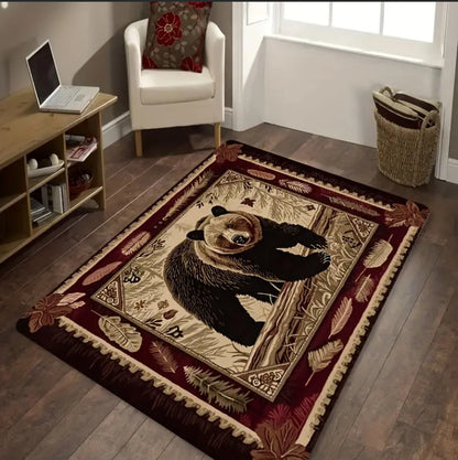 A carpet floor mat