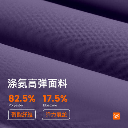 A Cross-border solid color splicing sports suit, slim fit training, fitness yoga clothes, women with pockets