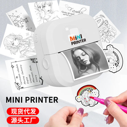 A Mini Label Printer Portable