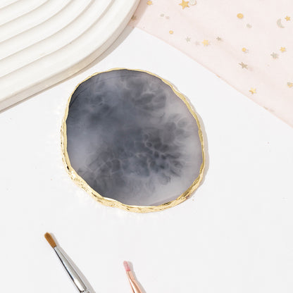 A Nail Art Palette Resin Agate Phnom Penh Palette Nail Art Display Board Color Display Resin Nail Art Palette - Mixbatch