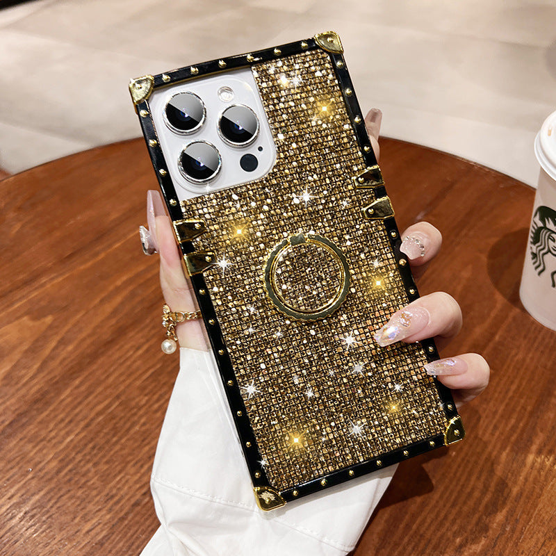 A glitter holder mobile phone case