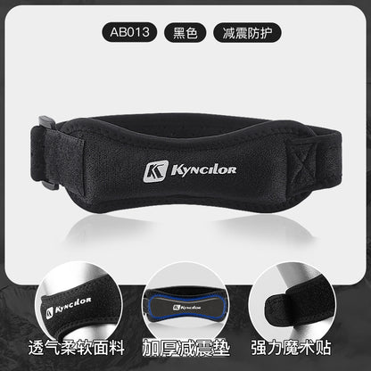 A Sports pressurized professional patella belt outdoor running fitness knee protection special sheath men shock absorption breathable protective gear women