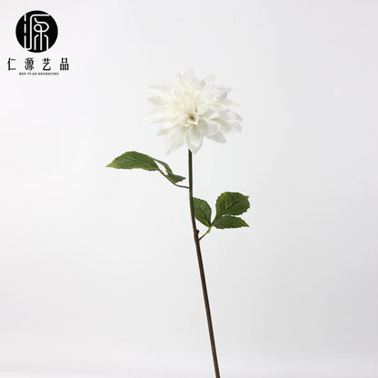 A dream color, moisturizing Dahlia PU simulated flower, wedding home decoration fake flower hotel photography flower arrangement